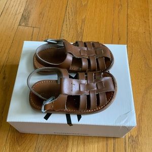 Freshly Picked Brown Leather Sandals